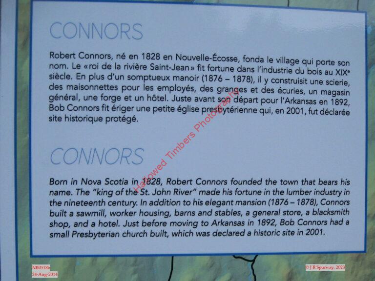 NB0518b plaque at chapelle Presbyterienne Connors (Presbyterian), Connors NB NB0518b plaque at chapelle Presbyterienne Connors (Presbyterian), Connors NB