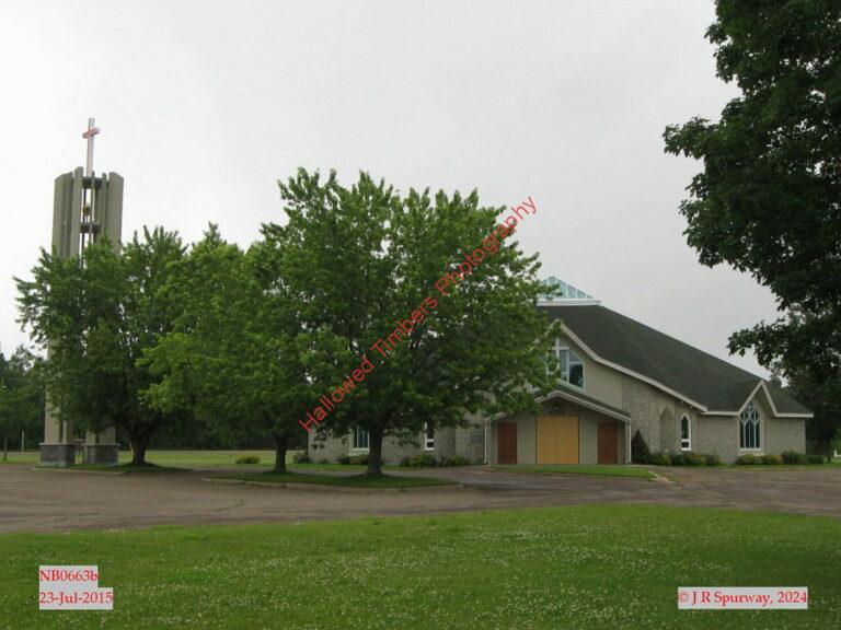 NB0663b eglise catholique Saints-Martyrs-Canadien (Catholic), Pont Landry NB