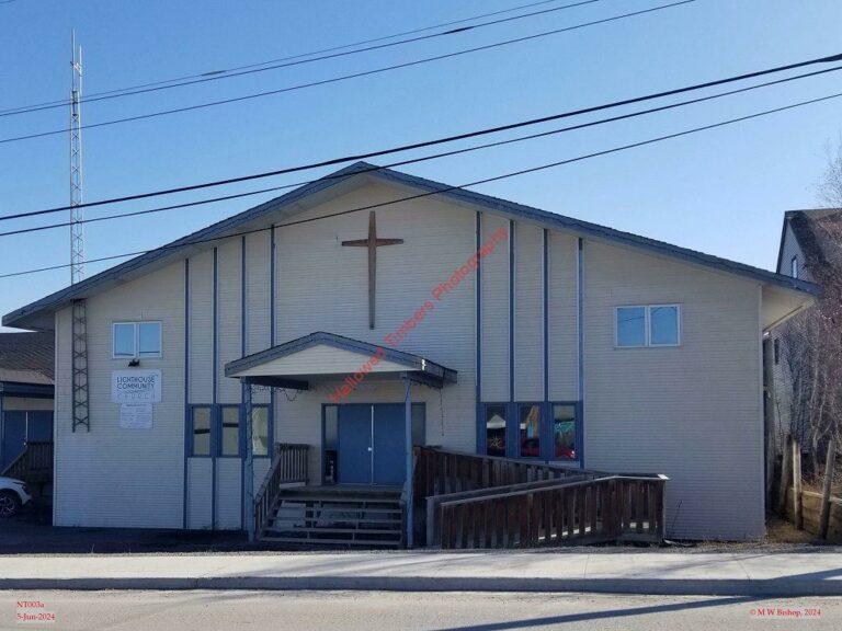 Lighthouse Community Church (pentecostal), Inuvik NT, taken 5-Jun-2024, ref: NT003a ©2024 M W Bishop Lighthouse Community Church (pentecostal), Inuvik NT, taken 5-Jun-2024, ref: NT003a ©2024 M W Bishop