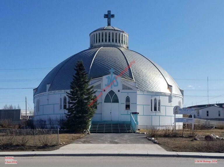 Our Lady of Victory Catholic Church, Inuvik NT, taken 5-Jun-2024, ref: NT005a ©2024 M W Bishop Our Lady of Victory Catholic Church, Inuvik NT, taken 5-Jun-2024, ref: NT005a ©2024 M W Bishop