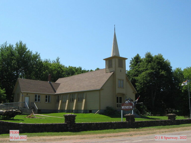 PE004 Former Keir Memorial Presbyterian Church, Malpeque PE, taken 30-Jul-2012 © 2022 JR Spurway