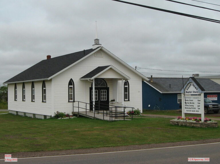PE059 Good News Baptist Church, Charlottetown PE, taken 02-Aug-2012 © 2022 JR Spurway PE059 Good News Baptist Church, Charlottetown PE, taken 02-Aug-2012 © 2022 JR Spurway