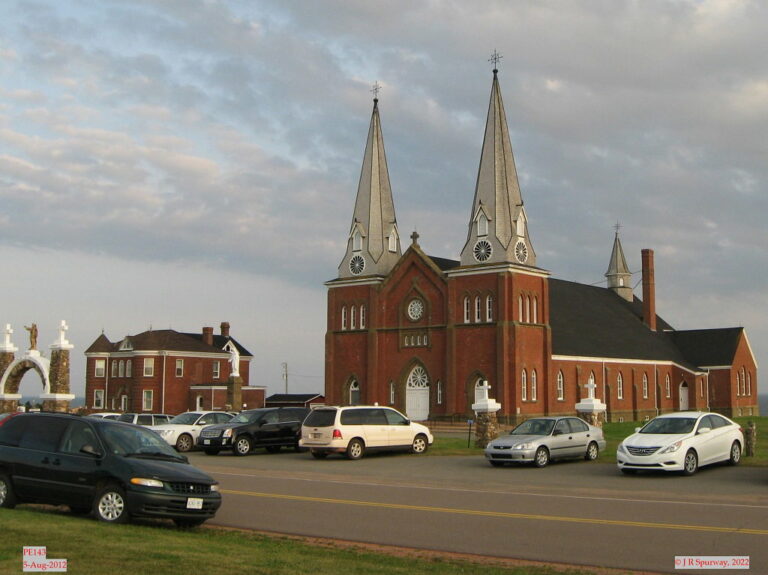 PE143 eglise Notre Dame du of Mont Carmel catholique (Catholic), Mont Carmel PE, taken 05-Aug-2012 © 2022 JR Spurway PE143 eglise Notre Dame du of Mont Carmel catholique (Catholic), Mont Carmel PE, taken 05-Aug-2012 © 2022 JR Spurway
