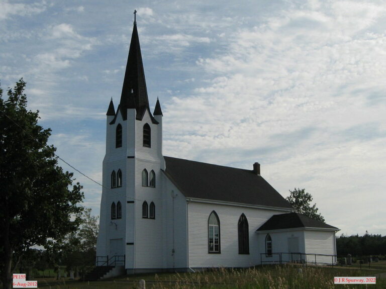 PE155 St Eugene Catholic Church, Covehead Road PE, taken 06-Aug-2012 © 2022 JR Spurway PE155 St Eugene Catholic Church, Covehead Road PE, taken 06-Aug-2012 © 2022 JR Spurway