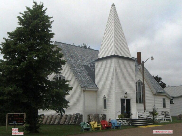 PE168 Former Murray Harbour United Church, Murray Harbour S PE, taken 28-Jul-2013 © 2022 JR Spurway PE168 Former Murray Harbour United Church, Murray Harbour S PE, taken 28-Jul-2013 © 2022 JR Spurway