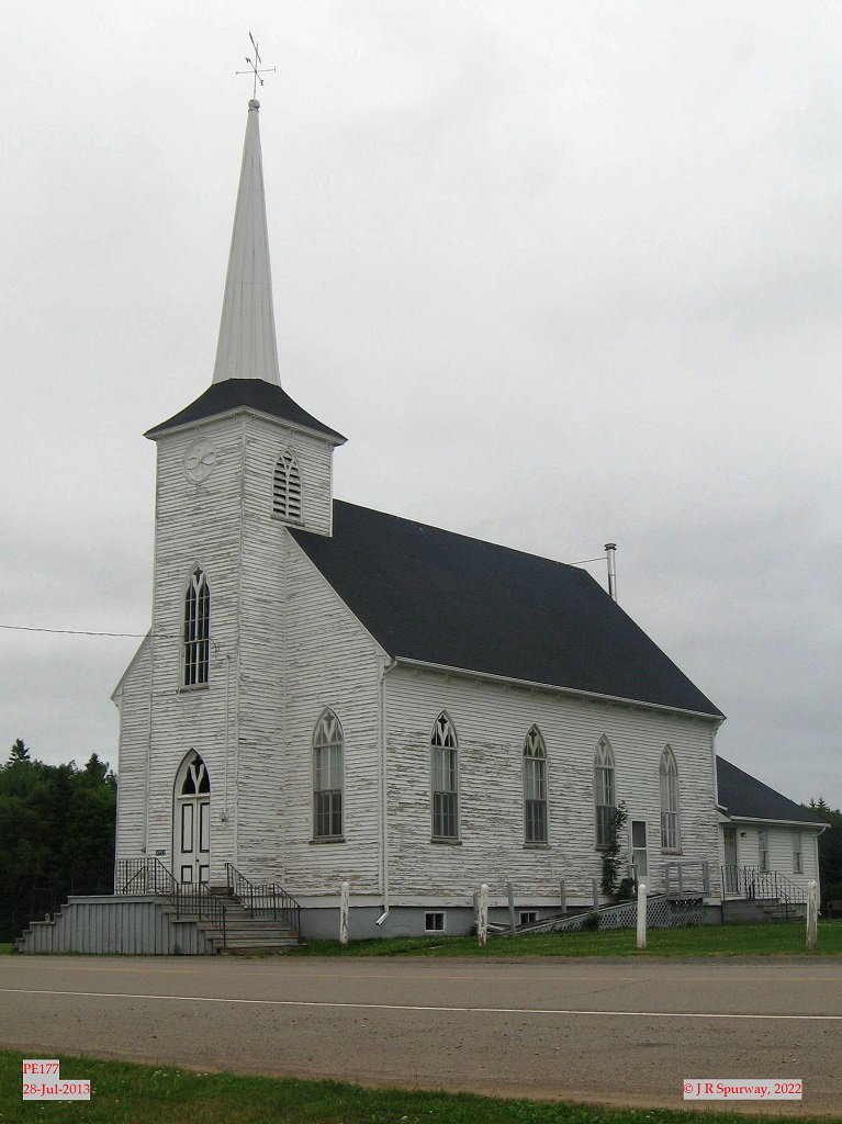 PE177 Former Murray Harbour North Presbyterian Church, Murray Harbour N PE, taken 28-Jul-2013 © 2022 JR Spurway PE177 Former Murray Harbour North Presbyterian Church, Murray Harbour N PE, taken 28-Jul-2013 © 2022 JR Spurway