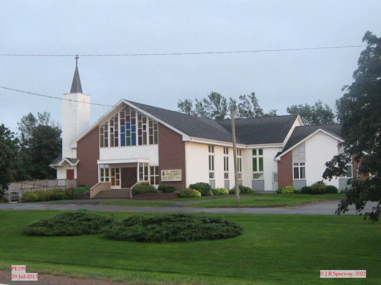 PE199 St Andrew United Church, Vernon Bridge PE, taken 29-Jul-2013 © 2022 JR Spurway PE199 St Andrew United Church, Vernon Bridge PE, taken 29-Jul-2013 © 2022 JR Spurway