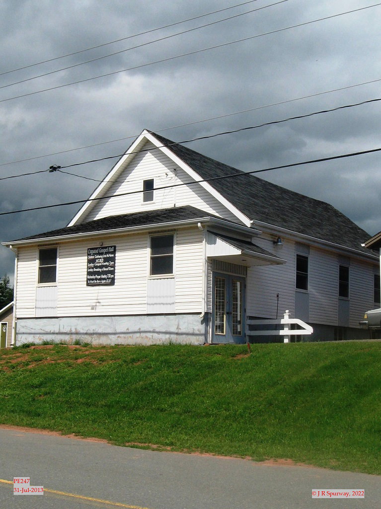 PE247 Site of former Crapaud Gospel Hall, Tryon PE, taken 31-Jul-2013 © 2022 JR Spurway