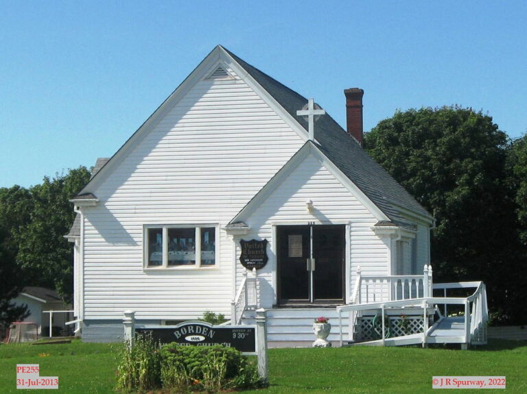 PE255 Borden Carleton United Church, Borden Carleton PE, taken 31-Jul-2013 © 2022 JR Spurway PE255 Borden Carleton United Church, Borden Carleton PE, taken 31-Jul-2013 © 2022 JR Spurway