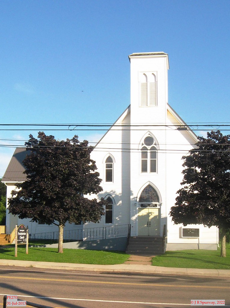 PE270 Kensington Presbyterian Church, Kensington PE, taken 31-Jul-2013 © 2022 JR Spurway PE270 Kensington Presbyterian Church, Kensington PE, taken 31-Jul-2013 © 2022 JR Spurway