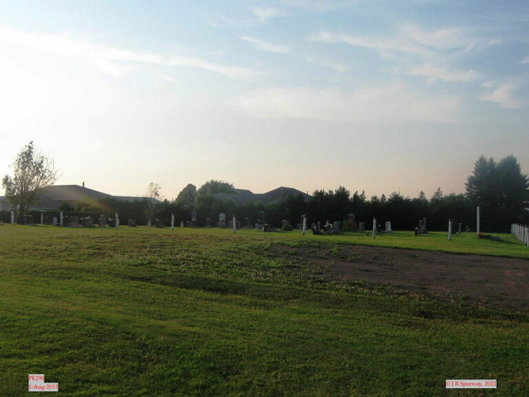 PE290 Site of former Fairview United Baptist Church, Oyster Bed Bridge PE, taken 01-Aug-2013 © 2022 JR Spurway PE290 Site of former Fairview United Baptist Church, Oyster Bed Bridge PE, taken 01-Aug-2013 © 2022 JR Spurway