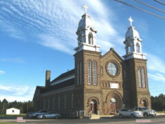 NB0132 eglise catholique Sainte Anne (Catholic), Baie Sainte Anne NB