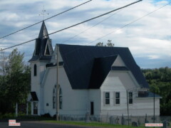 NB0307 Albert Mines Baptist Church, Albert Mines NB