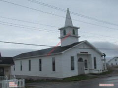 Wesley United Church, Channel-Port aux Basques NL, ref: NL0010 NL0010 Wesley United Church, Channel-Port aux Basques NL