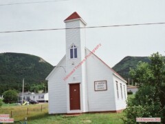 Saint Andrew United Church, Bay St Lawrence NS, ref: NS0229 NS0229 Saint Andrew United Church, Bay St Lawrence NS