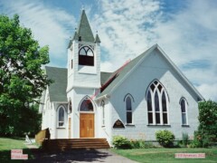 Knox Presbyterian Church, Baddeck NS, ref: NS0247 NS0247 Knox Presbyterian Church, Baddeck NS