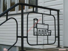 Central Trinity United Church Right Railing, Breadalbane PE, ref: PE121b PE121b Central Trinity United Church Right Railing, Breadalbane PE