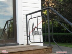 Central Trinity United Church Left Railing, Breadalbane PE, ref: PE121c PE121c Central Trinity United Church Left Railing, Breadalbane PE