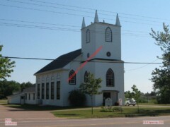 Gordon Memorial United Church, Alberton PE, ref: PE030 PE030 Gordon Memorial United Church, Alberton PE
